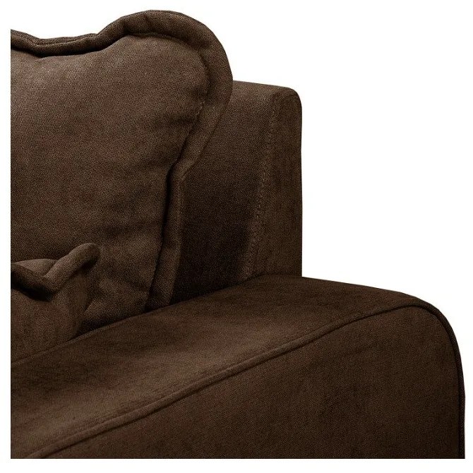 Divano marrone scuro 193 cm Beata - Ropez