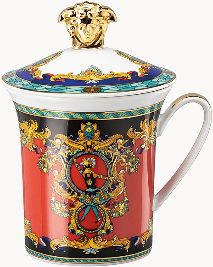 Tazza in porcellana con coperchio edizione limitata Le Roi Soleil