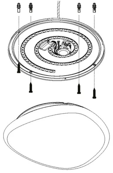 Eglo 98228 - Plafoniera LED dimmerabile SILERAS-A LED/36W/230V Ø 60 cm + telecomando