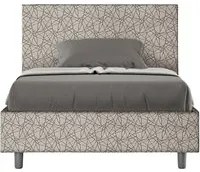 Letto 1 Piazza e Mezzo 120x190 cm Senza Rete Adele Era 02 Grigio