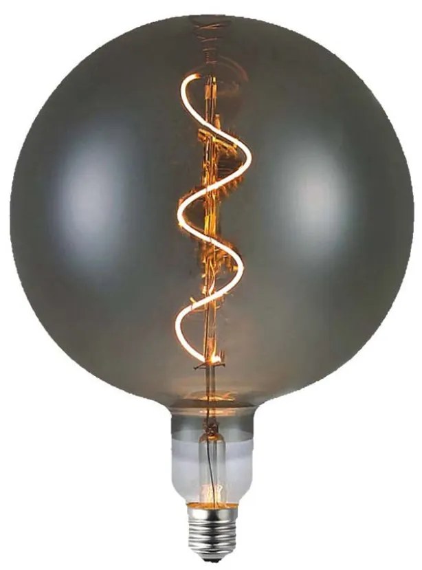 V-Tac Lampadina LED E27 4W G200S Vetro Fumé 2700K Spirale Decorativa