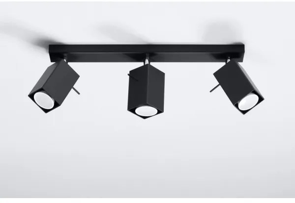 Faretto MERIDA 3 3xGU10/40W/230V nero