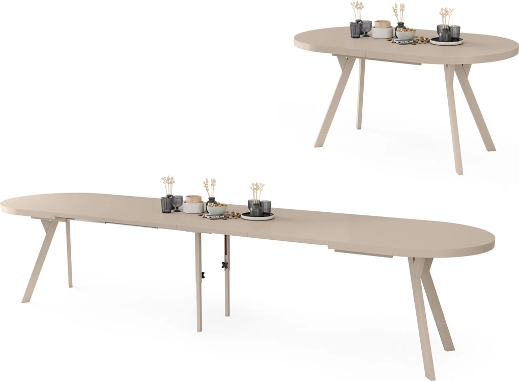 Tavolo ovale allungabile EXPANSO Cashmere