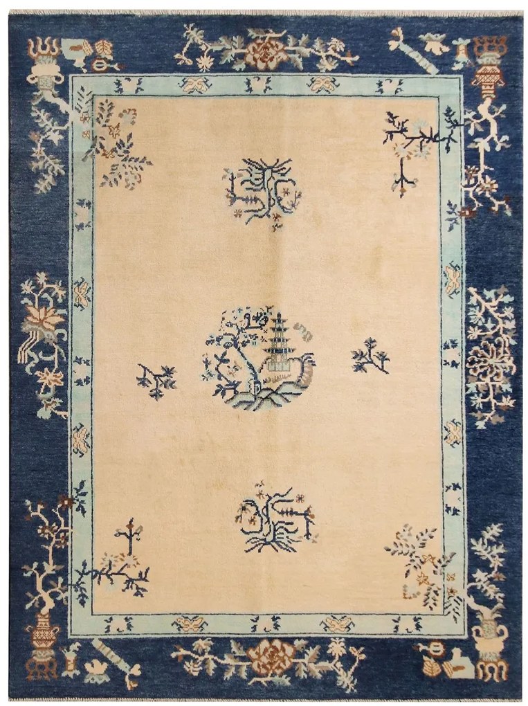 Peking Tappeto orientale 150 x 200 (Pakistan) Annodato A Mano