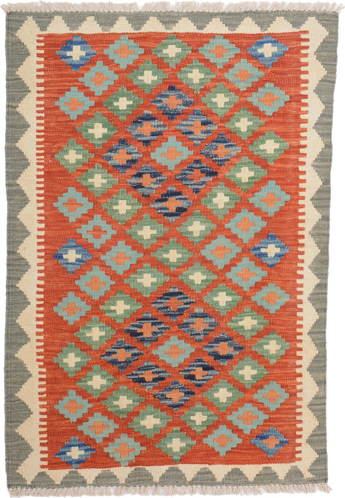 Kilim Tappeto 120x80 (Pakistan) Tessuto A Mano