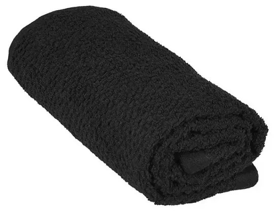 Asciugamani ospite per bagno 100% cotone nero 40x60 cm
