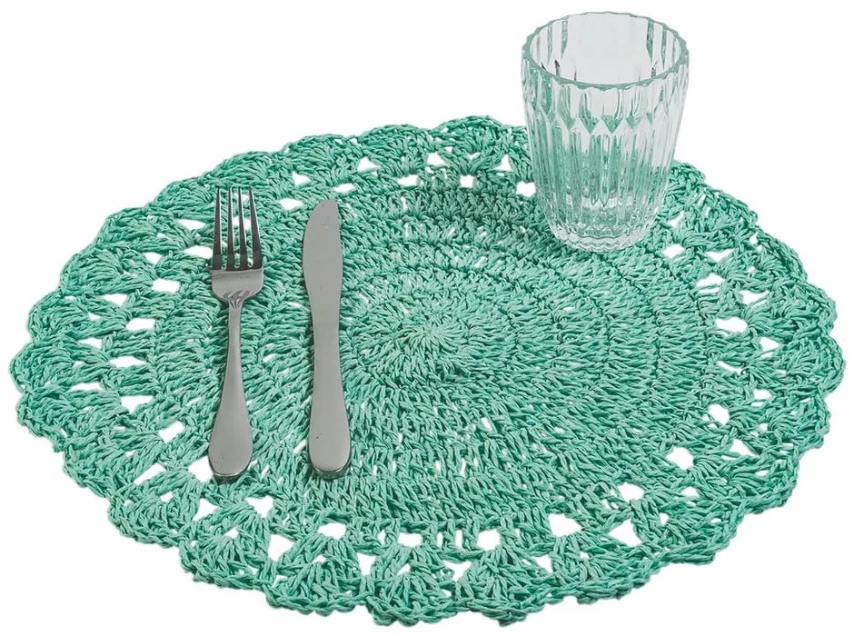 Tovaglietta di carta 6 pz ø 38 cm Uncinetto - VDE Tivoli 1996