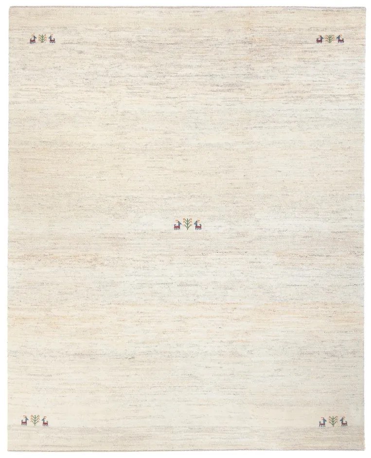 Gabbeh Tappeto persiano 200x240 Beige (Iran) Annodato A Mano