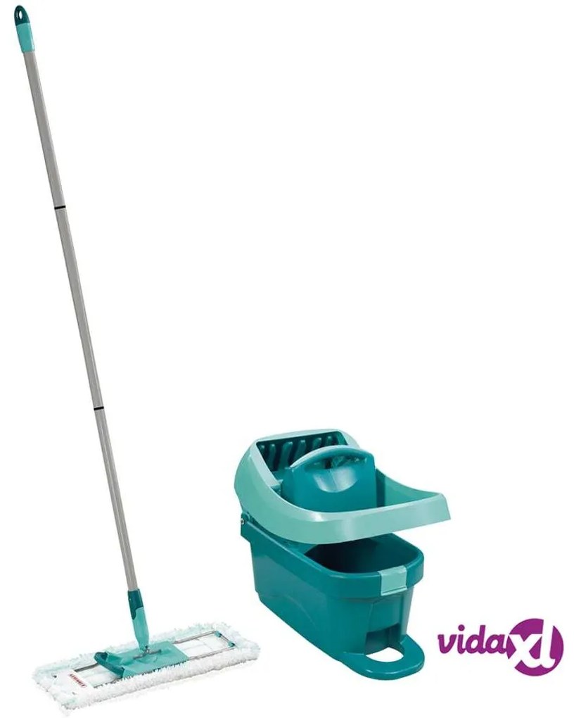 Leifheit Set Mocio per Pavimenti Profi XL Verde con Carrello 55096