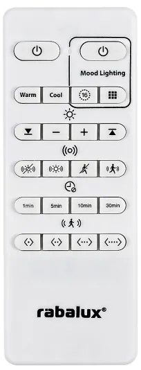 Rabalux - Plafoniera LED RGB dimmerabile con sensore LED/28W/230V + telecomando