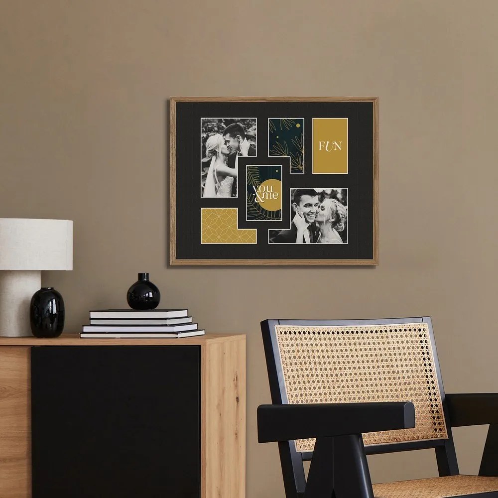 Cornice 42x52 cm Kyoto Black - Styler