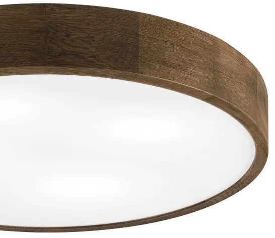 Brilagi - Plafoniera LED CARVALHO 4xE27/60W/230V rovere/noce Ø 57,5 cm