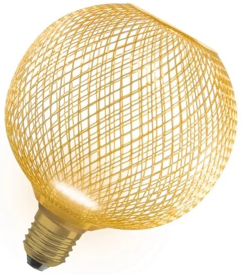 Lampadina LED DECOR FLAT G125 E27/3,5W/230V 2700K oro - Osram