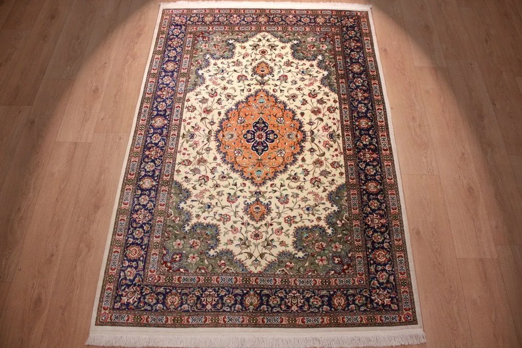 Ghom Tappeto persiano 140 x 210 (Iran) Annodato A Mano