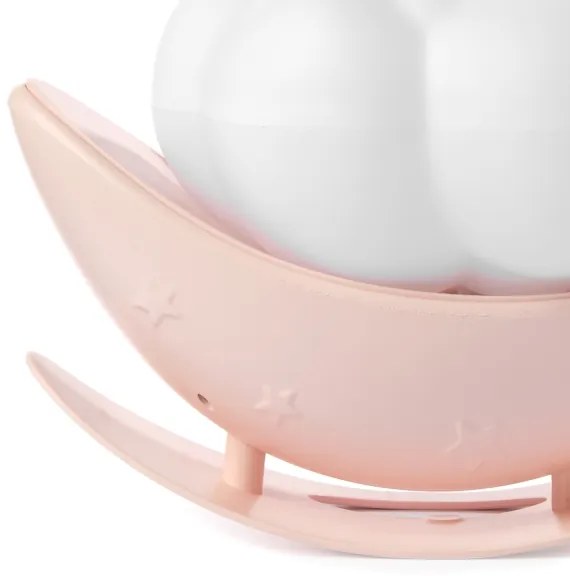 ONLI - Luce notturna ricaricabile LED per bambini NUVOLINA LED/2,5W/5V cane/rosa