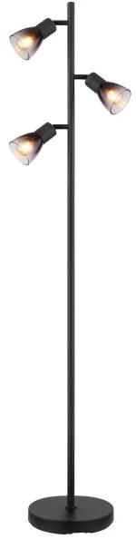 Globo 54312-3S - Lampada con piedistallo SATELLA 3xE14/25W/230V nero