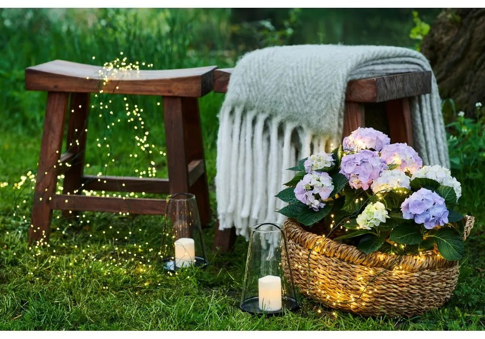 Catena luminosa 350 lampadine lunghezza 500 cm Knirke - Sirius