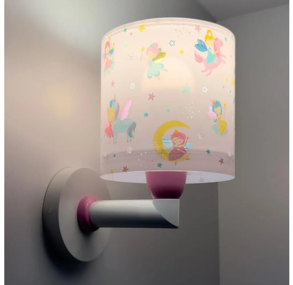 Dalber 42499 - Lampada da parete per bambini FAIRY DREAMS 1xE27/15W/230V