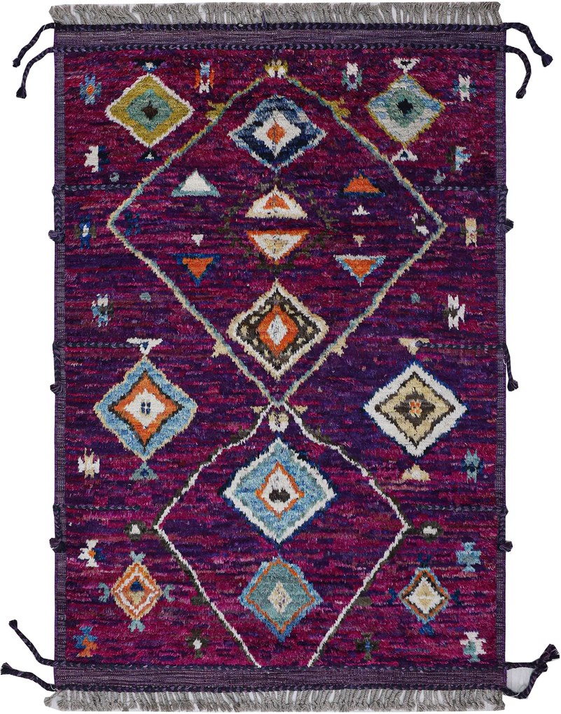 Berber Tappeto 260x180 (Pakistan) Annodato A Mano