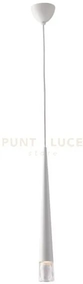Lampadario a sospensione lancelot bianca 1 luce attacco gu10 6x181c...