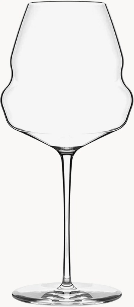 Set di 6 bicchieri da vino in cristallo CoCoon