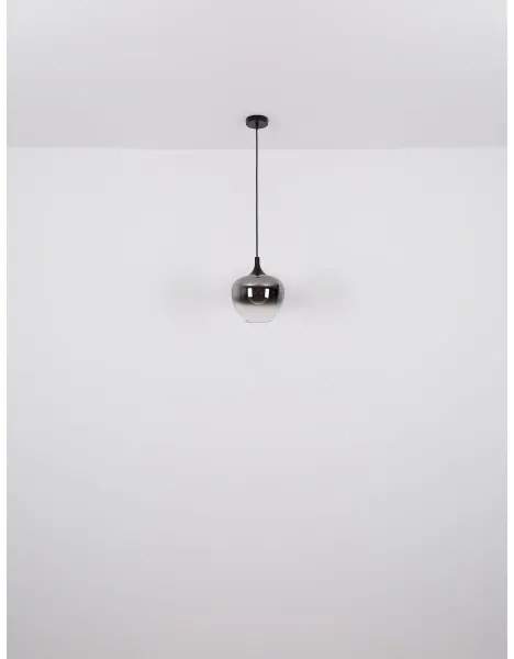 Globo 15548H1 - Lampadario a sospensione con filo MAXY 1xE27/60W/230V nero