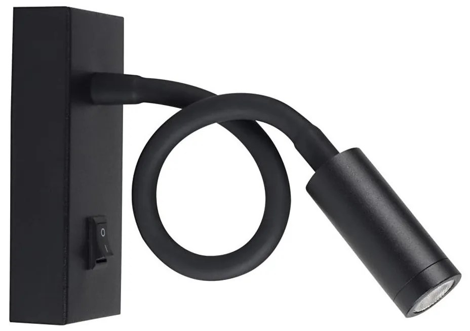 Kanlux 32522 - Lampada LED flessibile TONIL LED/2,7W/230V nera