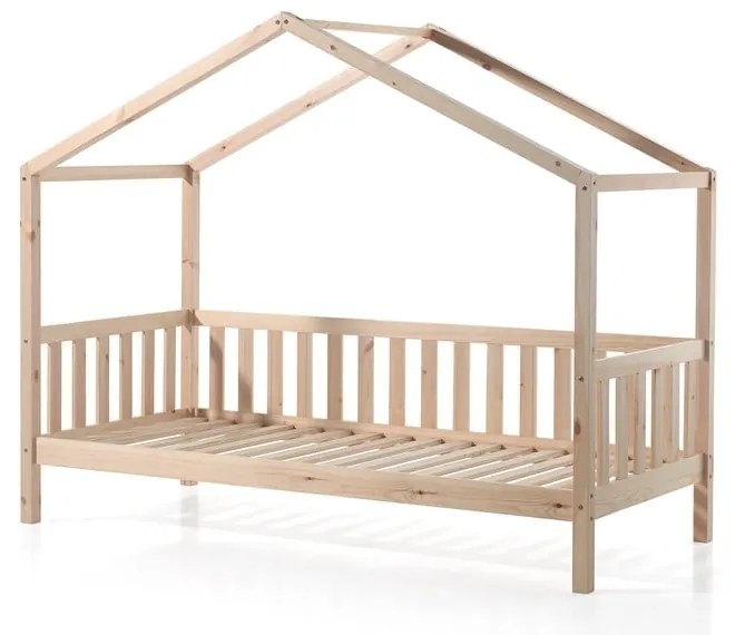 Letto di casa in legno di pino, 90 x 200 cm Dallas - Vipack
