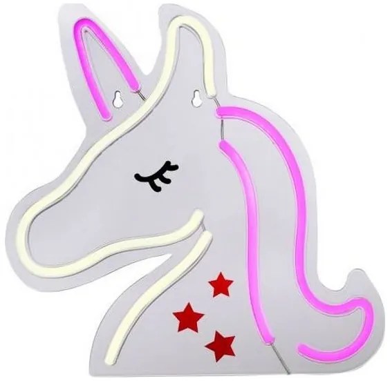 JUST LIGHT. 85025-70 - LED Decorazione murale al neon NEON LED/6,5W/5V unicorno