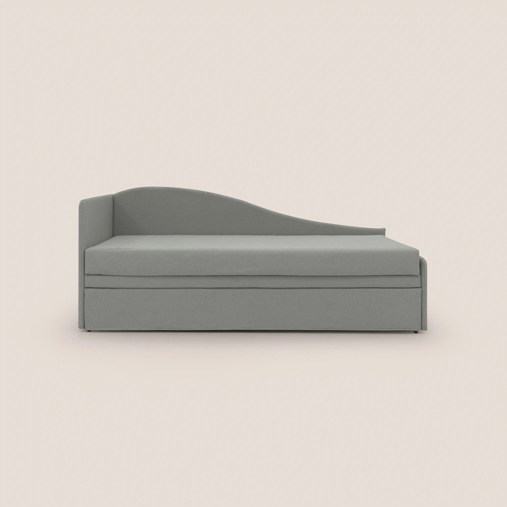 Nolo Divano duplex con doppio letto in tessuto simil cotone impermeabile T13 grigio