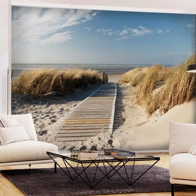 Fotomurale adesivo  Lonely Beach  Larghezza x Altezza Home decor 392x280