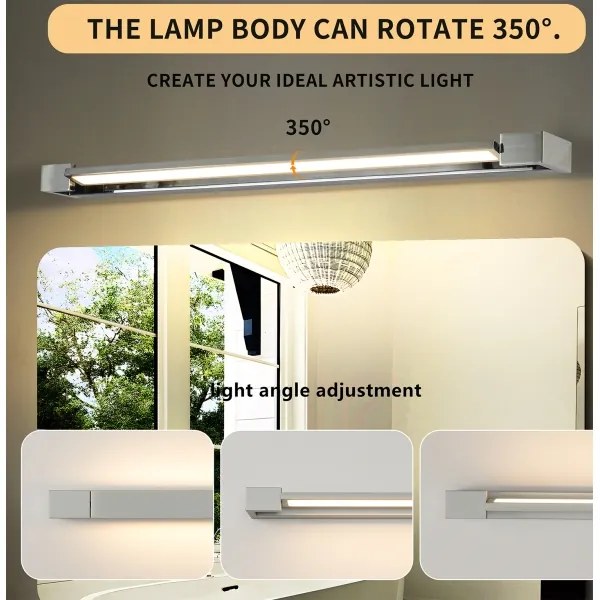 Brilagi-LED Specchio da bagno illuminato AQUA LINE LED/24W/230V 90 cm IP44 cromo lucido