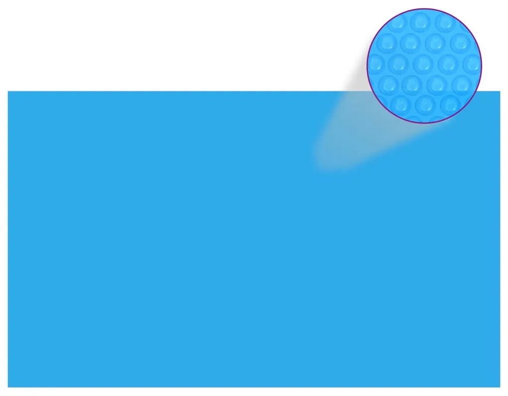 Copripiscina Rettangolare 1000x600 Cm İn Pe Blu /