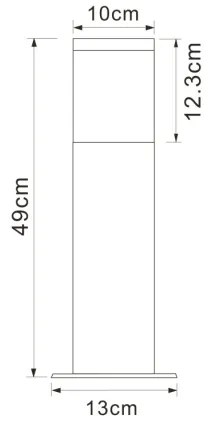 Globo 34019S1 - Lampada da esterno LALLI 1xE27/60W/230V IP44