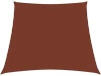 Parasole a Vela in Tela Oxford a Trapezio 3/5x4 m Terracotta 135408