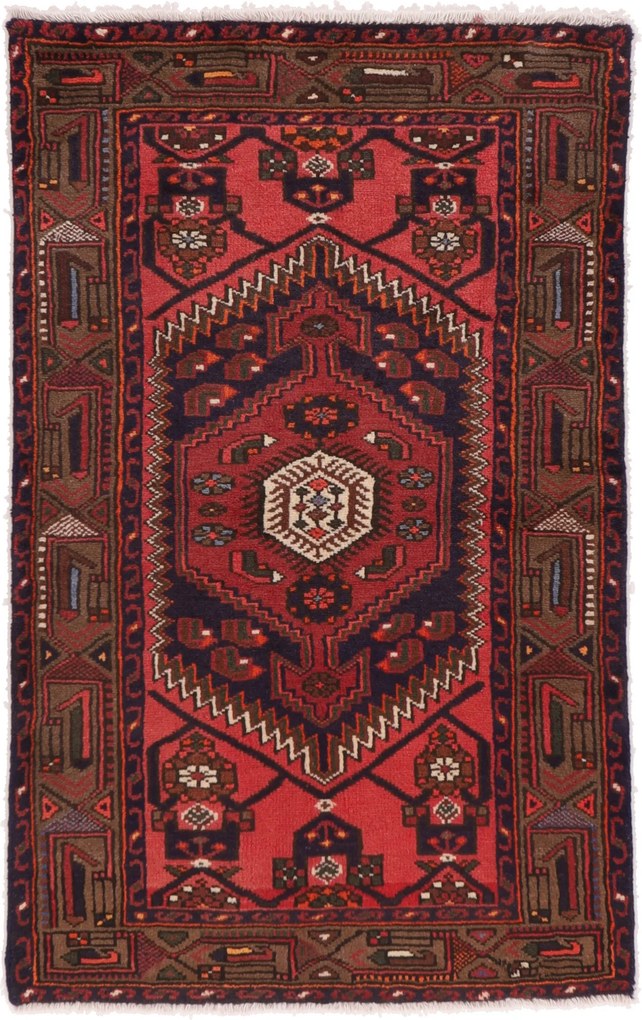 Hamedan Tappeto 150 x 100 (Iran) Annodato A Mano