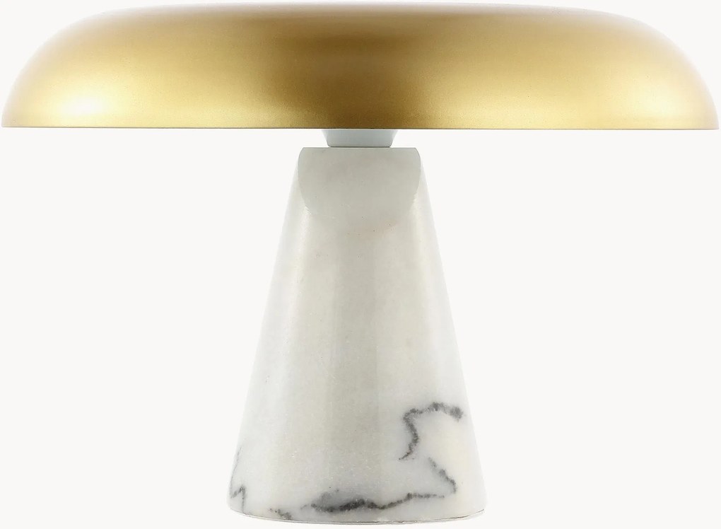 Lampada da tavolo con base in marmo Modern Gold