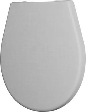 Copriwater Xes tondo dedicato per serie sanitari con chiusura rallentata sganciabile in duroplast bianco opaco
