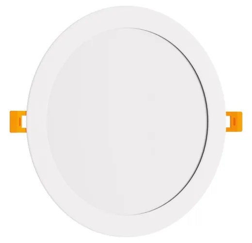 Pannello LED Rotondo 20W, 2.000lm, no Flickering, Foro Ø203-210mm Colore Bianco Caldo 3.000K