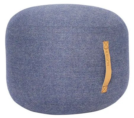 Hübsch - Mochi Pouf Ø50 Blue Hübsch