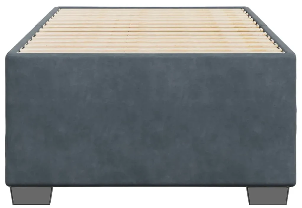 Giroletto grigio scuro 80x200 cm in velluto