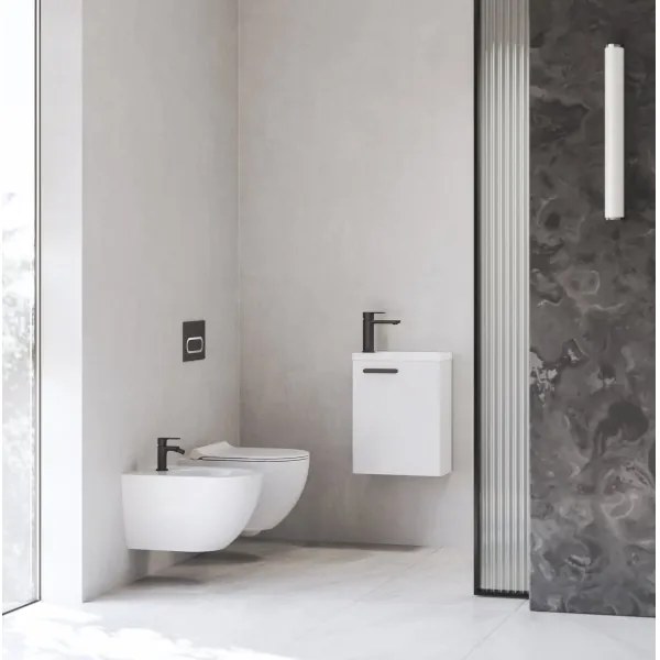 Ravak X070458 - Miscelatore per lavabo CHROME 17,7 cm nero