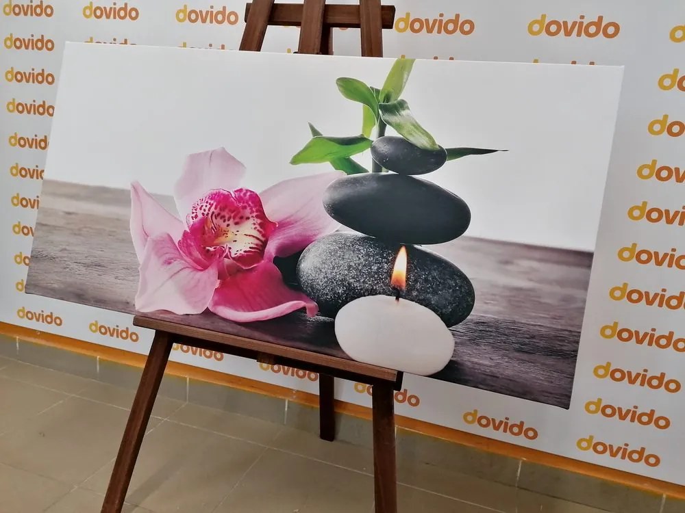 Quadro su tela – Natura morta zen armoniosa