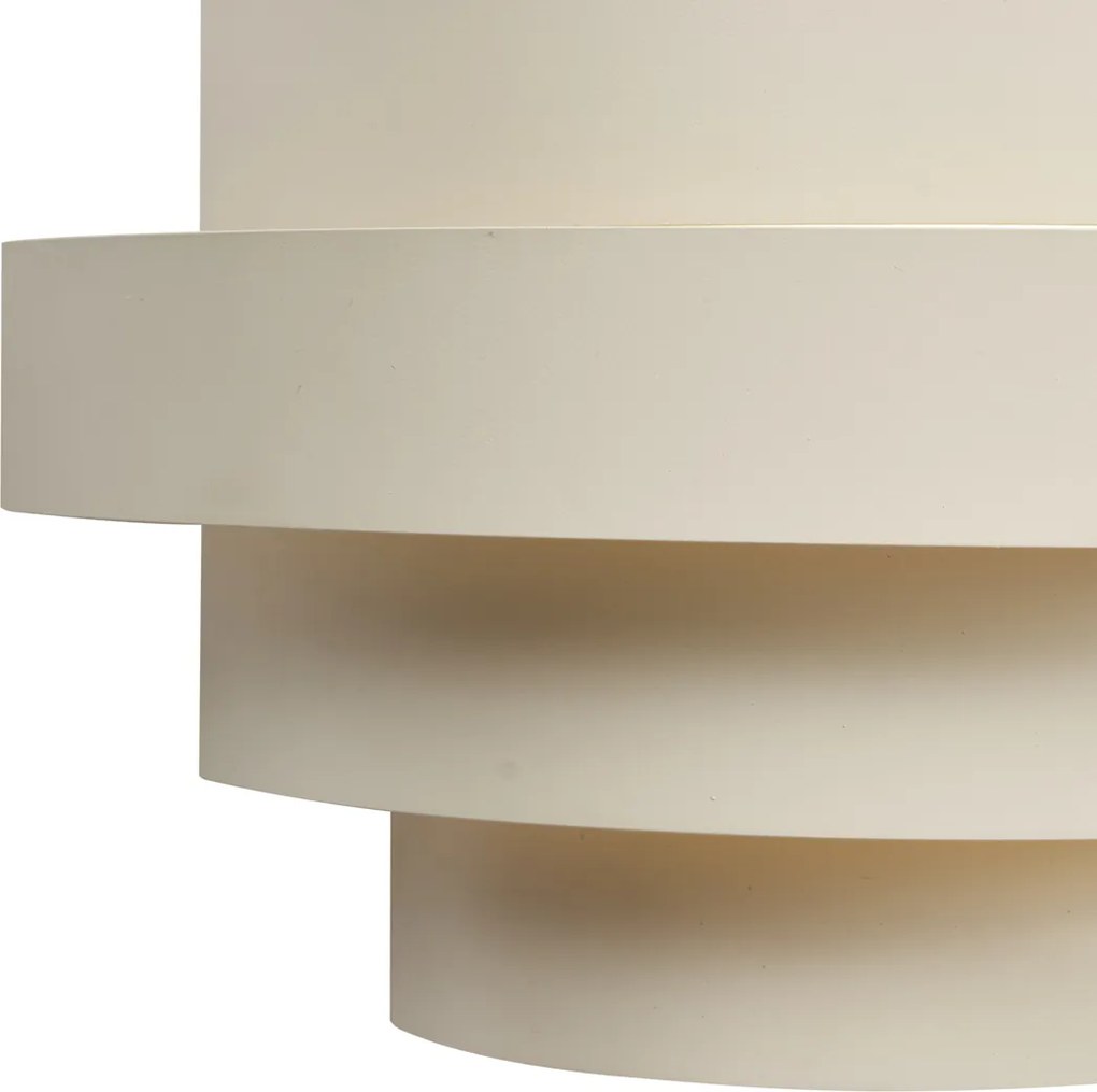 Lampada da parete moderna beige con LED dimmerabile a 3 livelli - Lines