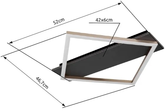 Globo 67330G-18 - Plafoniera LED BEATRIX I LED/18W/230V