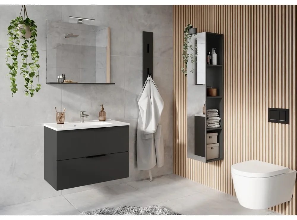 Mobile bagno antracite 31x144 cm Vasio - Germania