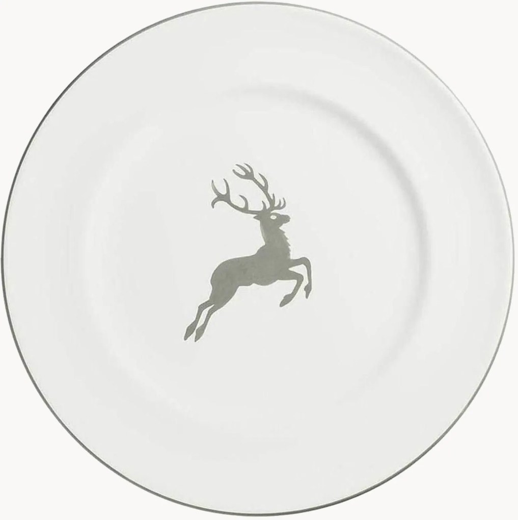 Piatto piano fatto a mano Grauer Hirsch