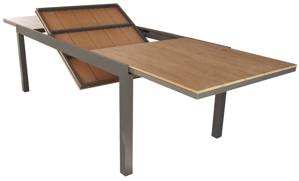 VIDUUS - tavolo da giardino allungabile in alluminio e polywood