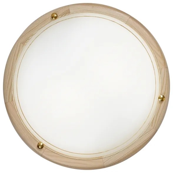 Brilagi - Plafoniera ORBIS 2xE27/60W/230V Ø 38 cm in pino