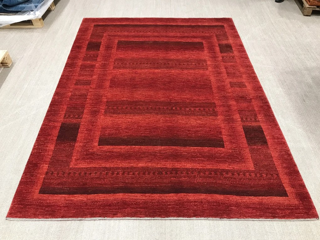 Loribaft Tappeto persiano 290 x 210 Rosso (Iran) Annodato A Mano